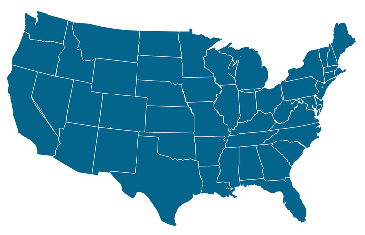 United States Map - Inflation Reduction Act covers all 50 states with the 30% off Fed. tax incentive.